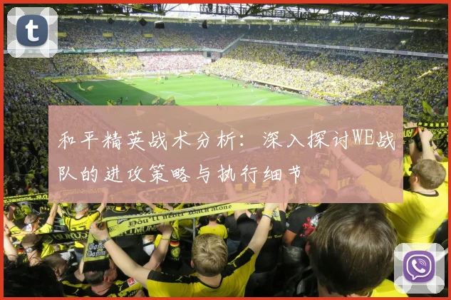 和平精英战术分析：深入探讨WE战队的进攻策略与执行细节